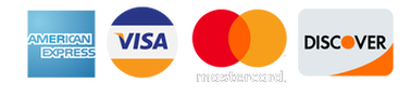 Payments Accepted American Express, VISA, Master Card, Discover