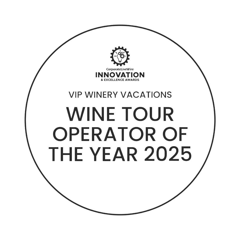 CorporateLiveWire Innovation & Excellence Awards: VIP Winery Vacations - Wine Tour Operator of the Year 2025.